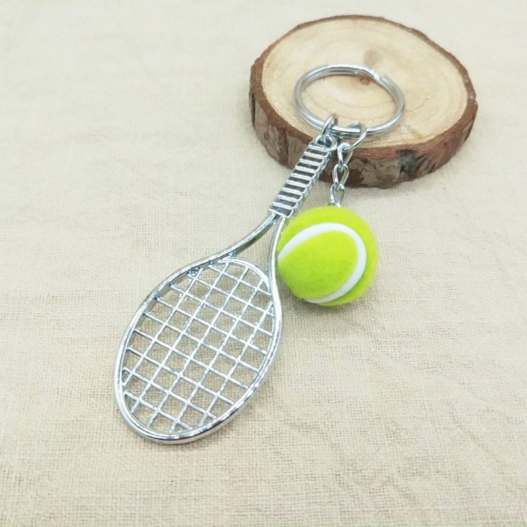 Keychains de actividades deportivas de tenis de tenis de tenis al por mayor